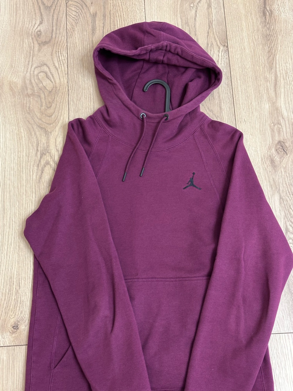 Jordan Men’s Burgundy Turtleneck Pullover Hoodie Size M